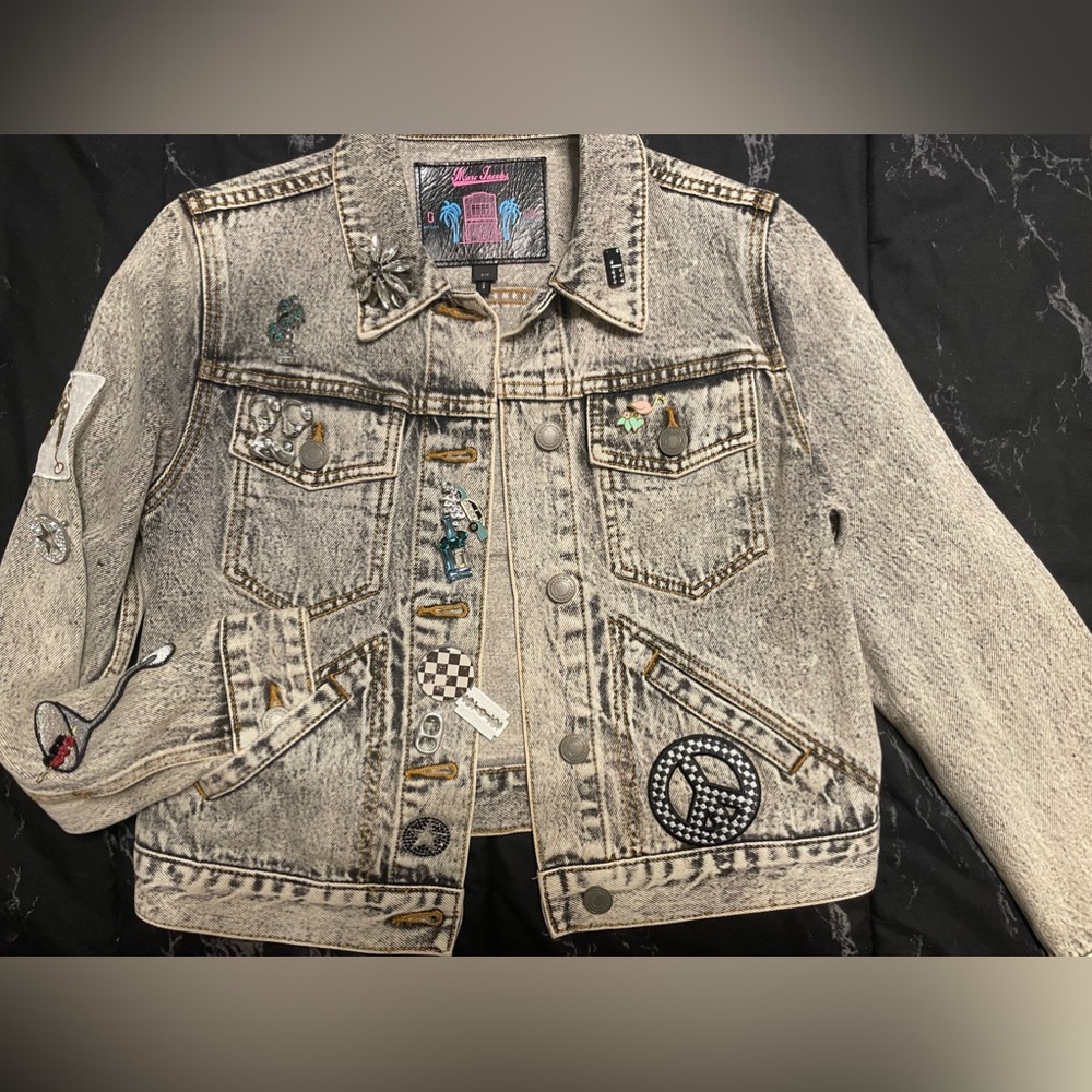 Marc Jacobs Denim Jacket with Removable Charms